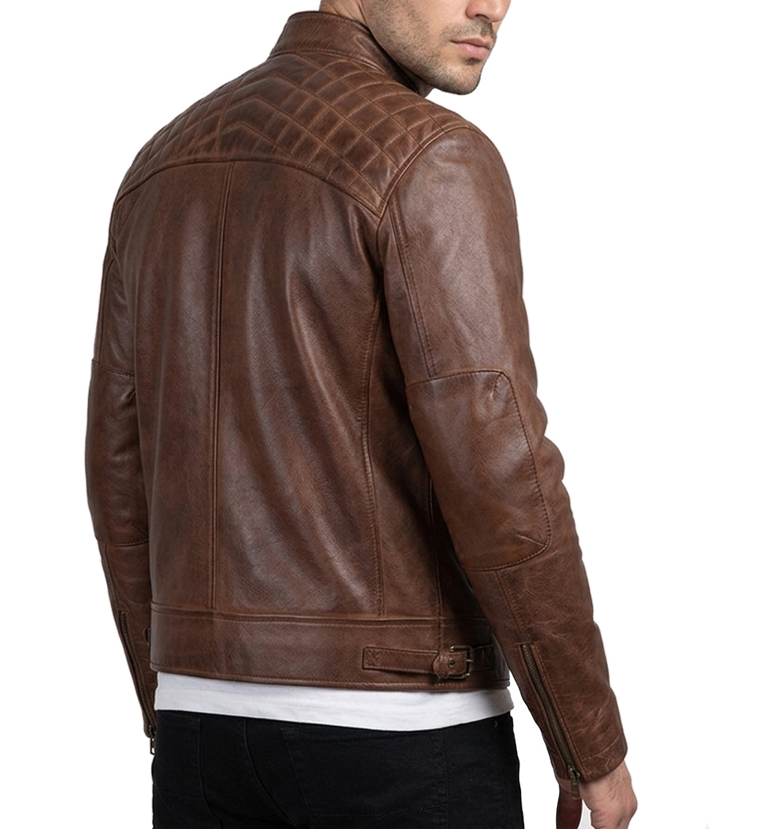 Men_Brown_Quilted_Leather_Style_Biker_Jacket