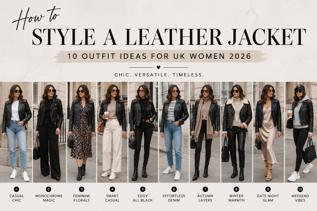 How to Style a Leather Jacket - 10 Outfit Ideas for UK Women (2026)