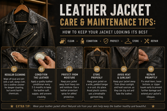 Leather Jacket Care & Maintenance Tips: How to Keep Your Jacket Looking Its Best
