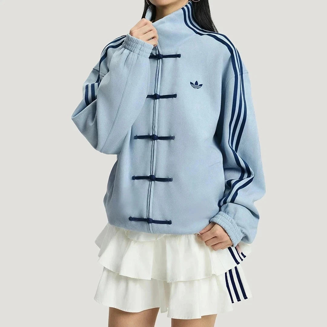 Adidas chines new year light blue jacketwomen