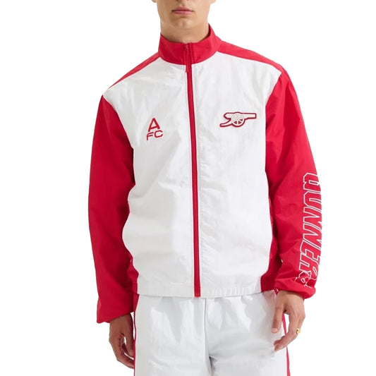 Arsenal Matchday White Gunners Track Jacket
