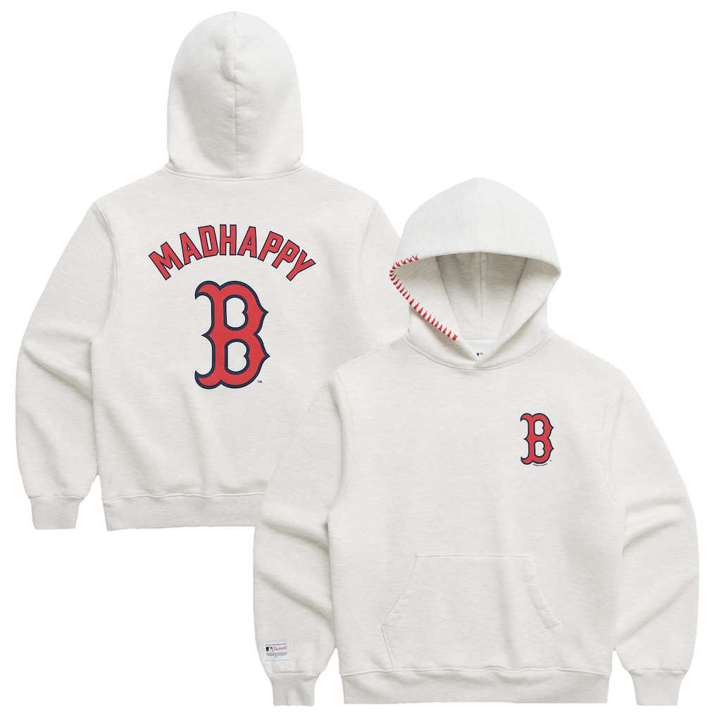 Boston-Red-Sox-Madhappy-x-MLB-Gray-Fleece-Hoodie