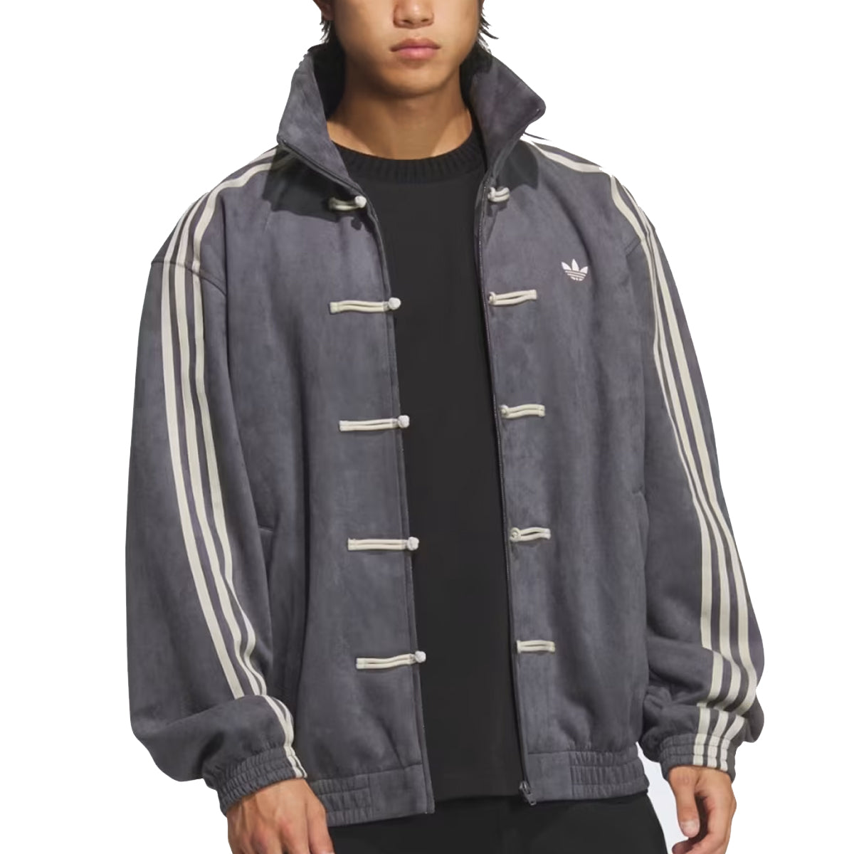 Chinese new year grey jacket men