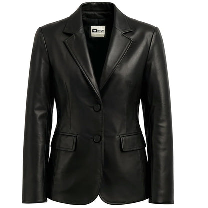 Leather Blazer Women Premium Women Leather Jacket