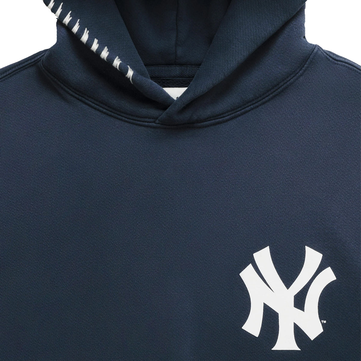 Madhappy Yankees Graphic-Fleece-Hoodie-Flat-Navy