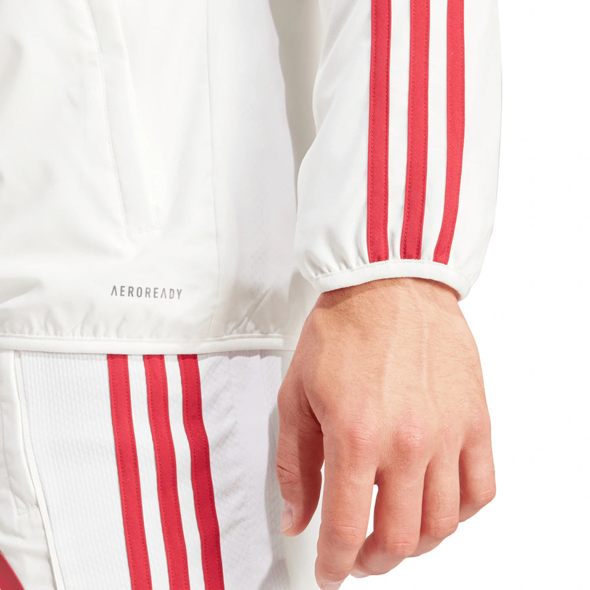 Manchester United adidas European Anthem Jacket - White