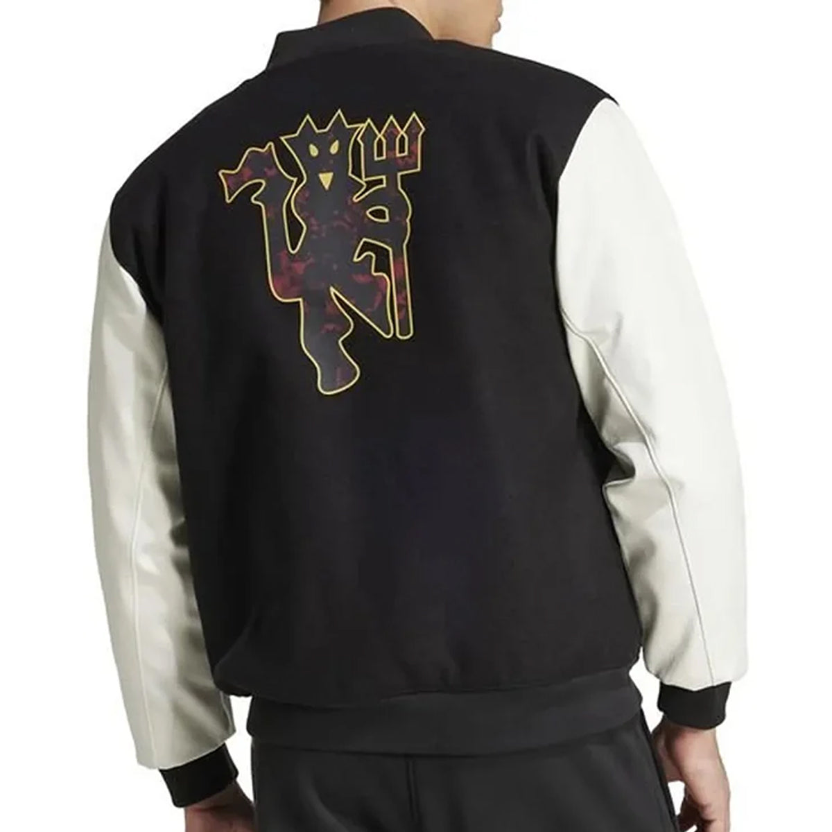 Manchester United Black Varsity Jacket_jpg