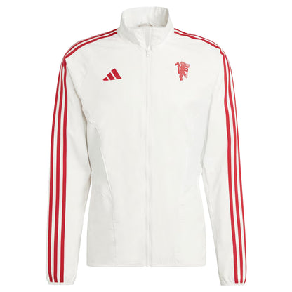 Manchester United adidas European Anthem Jacket-White