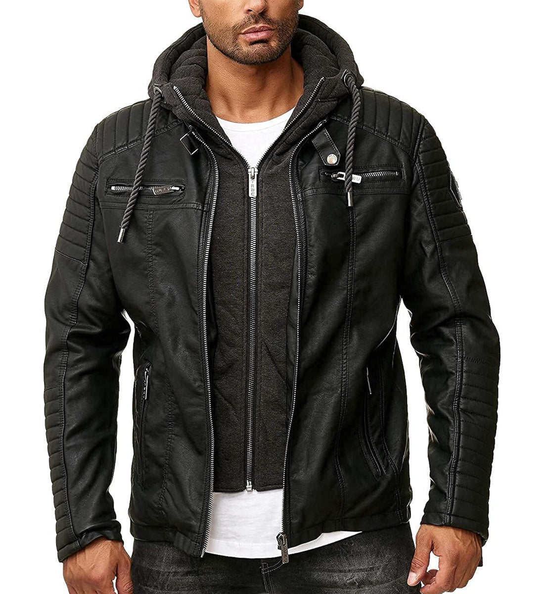 Mens_Genuine_Lambskin_Leather_Jacket_Detachable_Hood_Black_Slim_Fit_Hooded_Biker_Jacket_UK