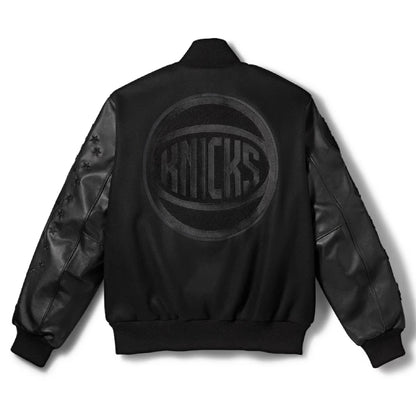 New-York-Knicks-Nike-x-Settlemiers-NBA-Finals-2026-Black-Bomber-Jacket