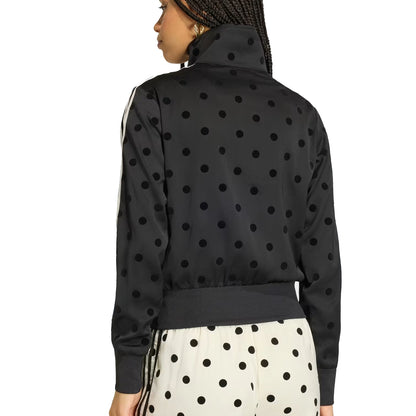 SATIN POLKA DOT STT Track Top