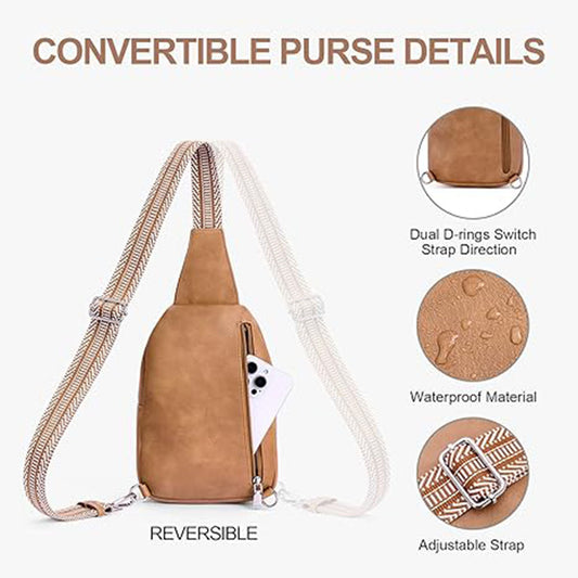 Small Sling Backpack Crossbody Sling Bag for Women
