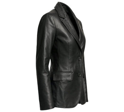 Leather Blazer Women Premium Women Leather Jacket