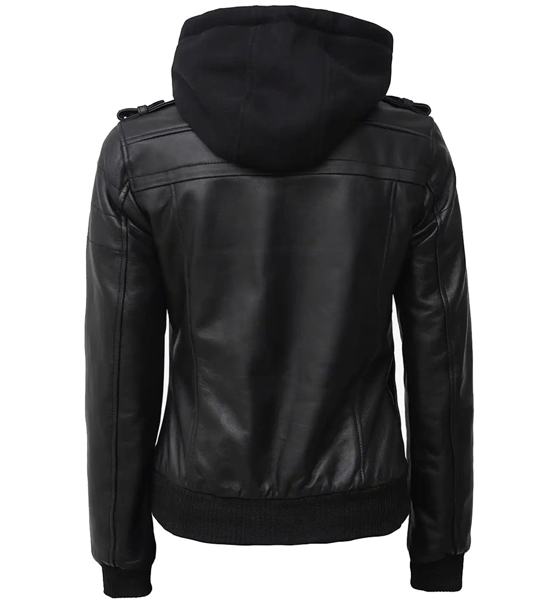 Women_sWarmLeatherJacketwithHoodBlackBomberStyleWinterUKFashion