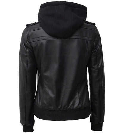 Women_sWarmLeatherJacketwithHoodBlackBomberStyleWinterUKFashion