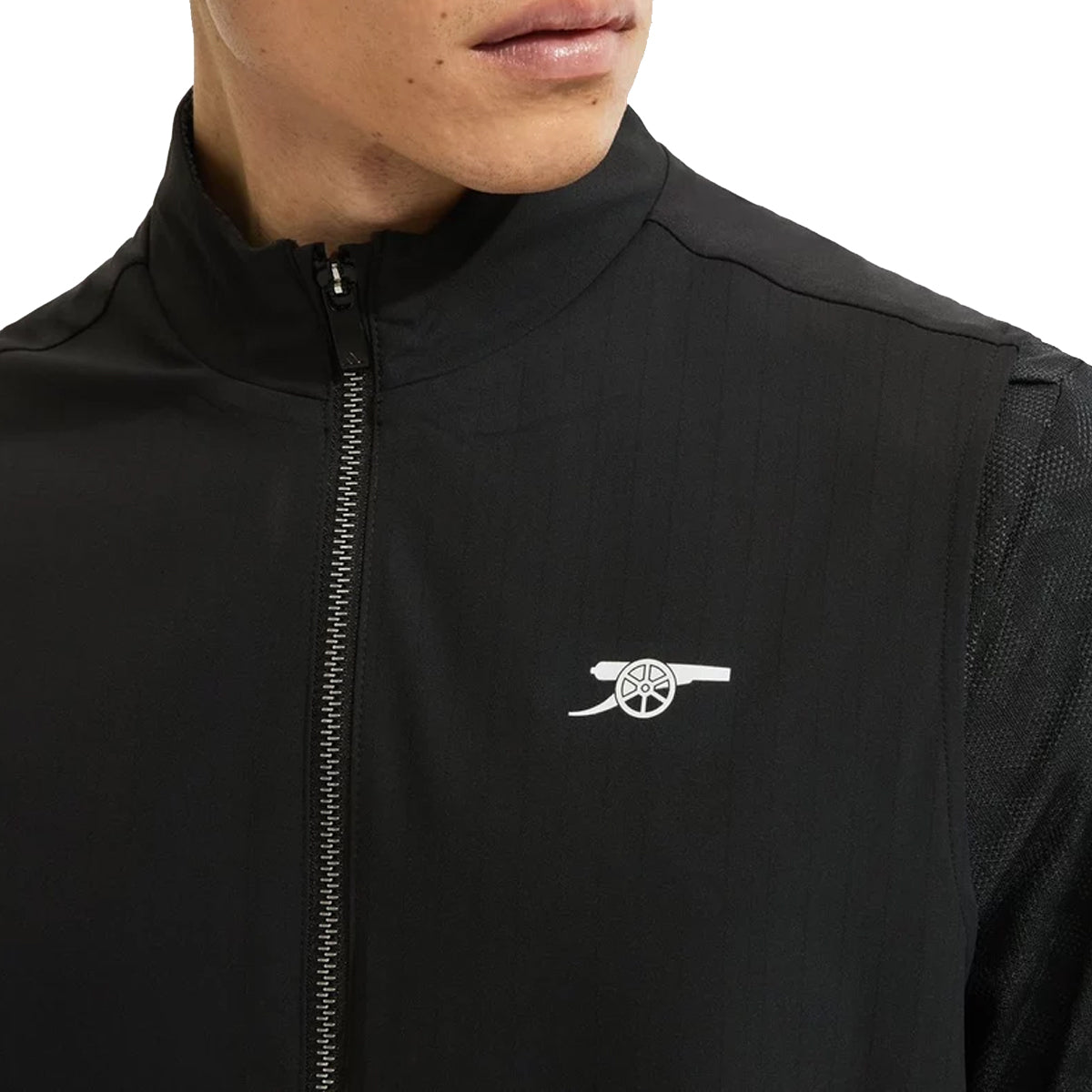 adidas arsenal full zip vest