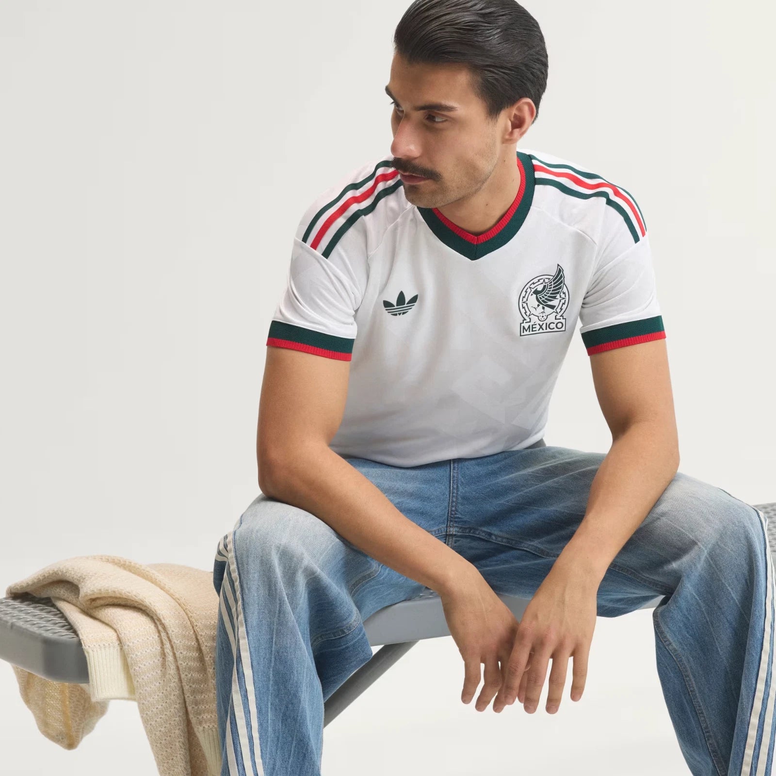 adidas white Mexico jersey