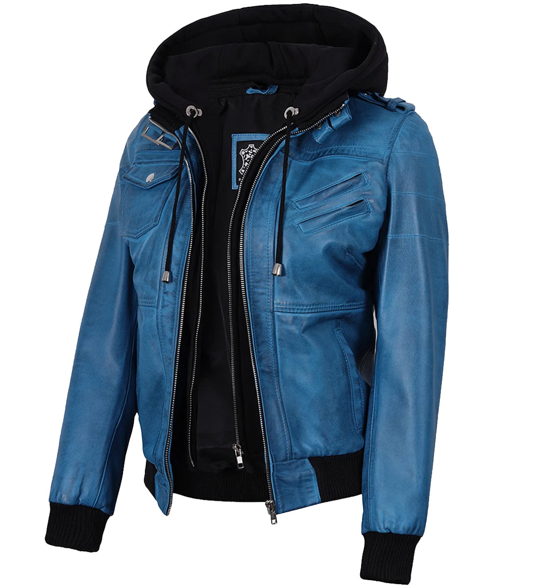 blueleatherjacketwithdetachablehood